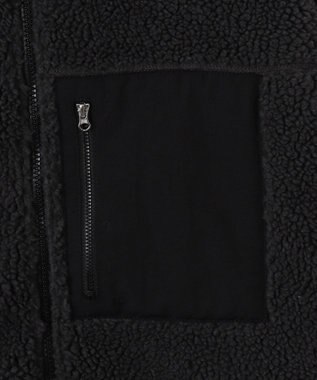 WEGO 【ユニセックス着用ITEM/SMLサイズ展開】ボアブルゾン ダークグレー