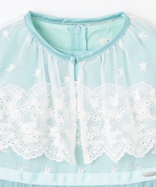 組曲 KIDS 【110-140㎝】ケープセット ドレス ミントグリーン