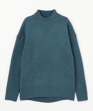 ANY 【6色展開】ラムウールハイネックニット ダスティブルー