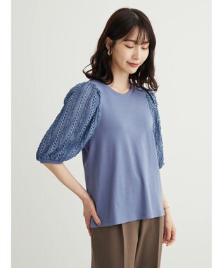 Green Parks ・ＳＵＧＡＲ　ＳＰＯＯＮイソザイスリーブプルオーバー Blue