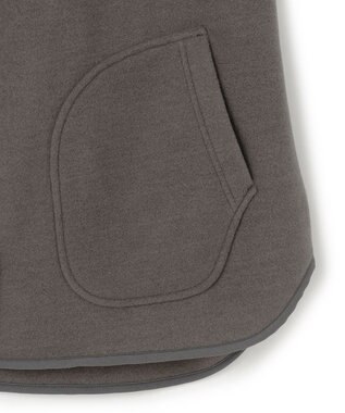 J.PRESS YORK STREET 【WOMEN】キルト×ジャージ ブルゾン グレー系