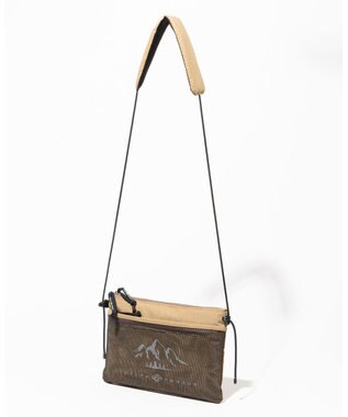 JOSEPH ABBOUD MOUNTAIN 【CREA掲載・軽量/ECO撥水/男女兼用】サコッシュ ベージュ系