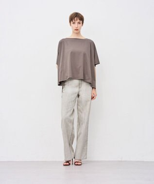 uncrave プレミアムジャージー ポンチョトップス グレージュ