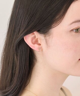 Phoebe 〈痛くないシリーズ/金属アレルギー対応〉タイニーコスモビジューライトフィットイヤリング　小粒/小さい/小さめ ゴールド
