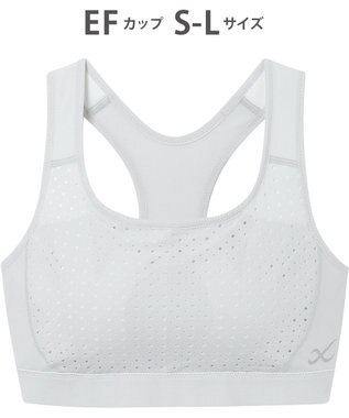 CW-X 【WOMEN】 スポーツブラ ハイ サポートタイプ 【高木美帆選手愛用】 バストをしっかり守る 吸汗速乾 HTY198 /ワコール シルバーグレーその他