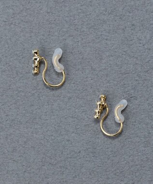 Phoebe 〈痛くないシリーズ/金属アレルギー対応〉タイニーコスモビジューライトフィットイヤリング　小粒/小さい/小さめ ゴールド