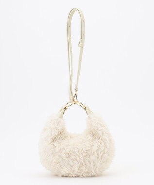 組曲 【加藤ローサさん着用】キャットショルダー バッグ アイボリー系