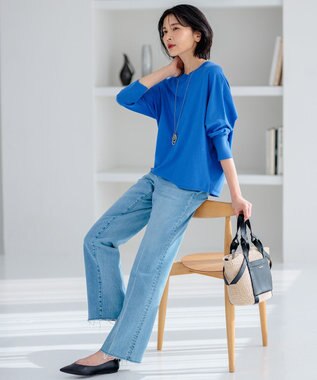 23区 S 【RED CARD TOKYO×23区】デニム フレアパンツ ライトブルー