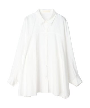 Green Parks ・ｆｕｒｒｙ　ｒａｔｅ　変形キリカエシャツチュニック Off White