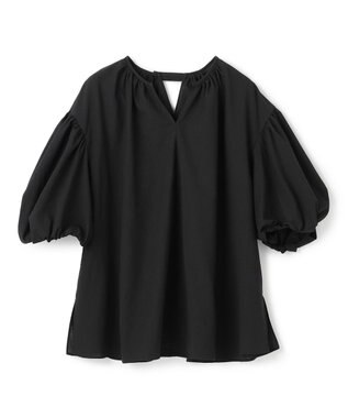 UNFILO BREEZEMOVE ボリュームブラウス ブラック