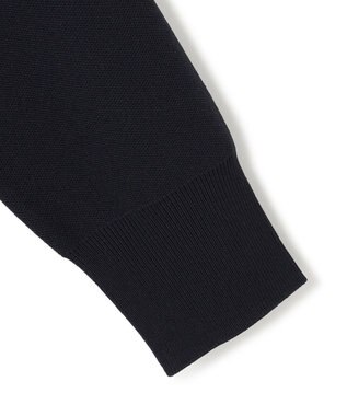 ICB L 【洗える】 シンセティックダブルフェイス ニットプルオーバー ネイビー系