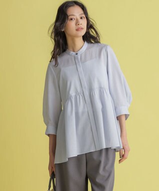 組曲 L ニューリヨセルシャーティングペプラム ブラウス