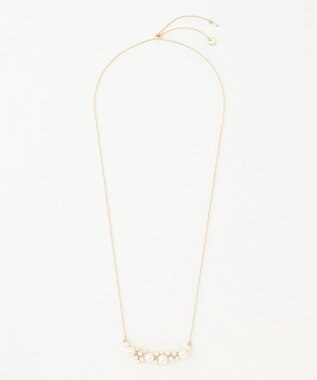 自由区 【カタログ掲載】ランダムパールバーショート ネックレス ゴールド