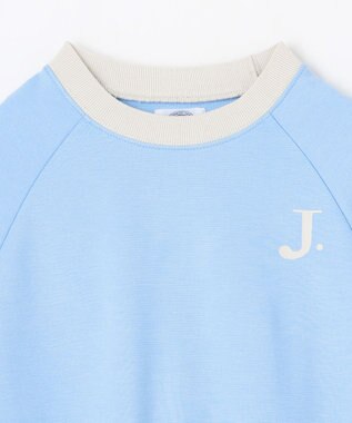 J.PRESS KIDS 【吸水速乾】【140-170cm】ポンチローマ ラグランＴシャツ サックスブルー系