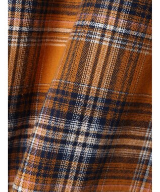 CRAFT STANDARD BOUTIQUE チェックバンドカラーサークルブラウス Yellow