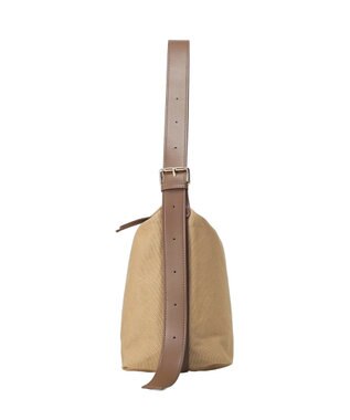 Green Parks キャンバスコンビワンハンドルショルダー Beige