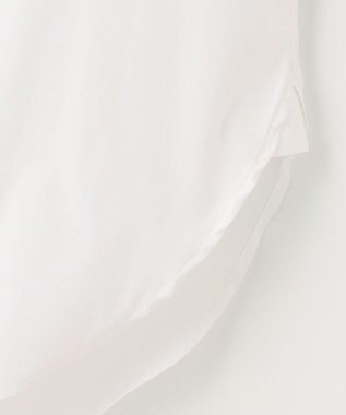 自由区 L 【洗える】C/Nyシャーティング シャツ ホワイト系