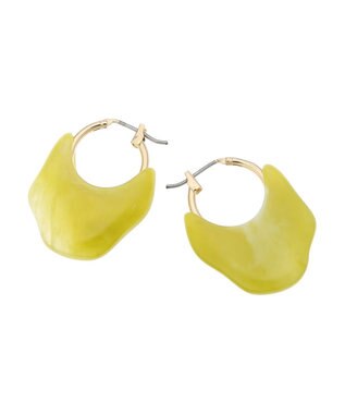 AMERICAN HOLIC カラーレイヤードピアス Yellow