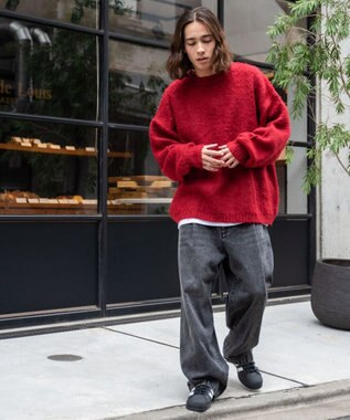 WEGO スケーターズ　タックワイドデニムパンツ ブラックその他