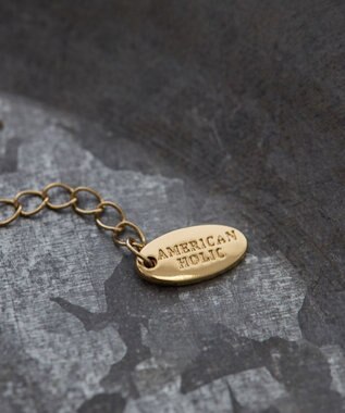 AMERICAN HOLIC ガラスパールネックレス White