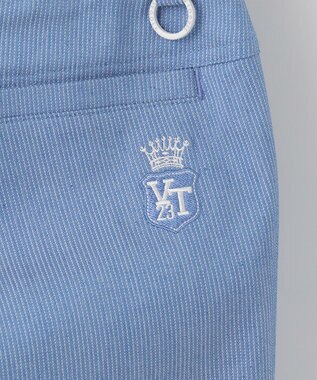 23区GOLF 【WOMEN】【ストレッチ】ハイパワーストレッチ ベーシック パンツ サックスブルー系