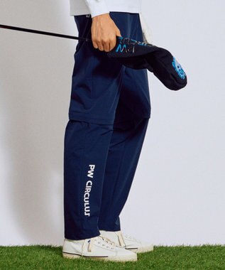 PW CIRCULUS 【ストレッチ素材】【MEN】2WAY デタッチャブルパンツ ゴルフ ネイビー系