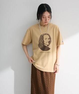 Green Parks ■ＲＵＳＳＥＬＬ　プリントショートスリーブＴＥＥ Beige