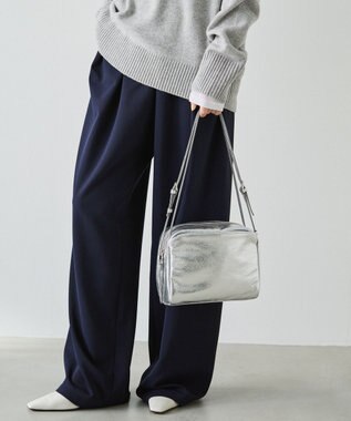 russet kuubo ボックストートバッグ(CE-1633) Silver