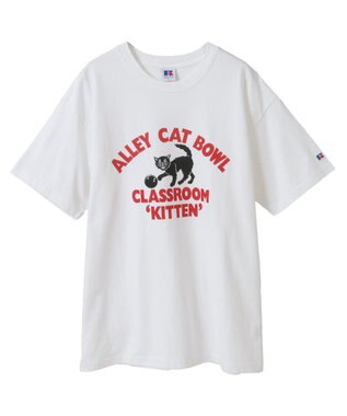 Green Parks ■ＲＵＳＳＥＬＬ　プリントショートスリーブＴＥＥ White