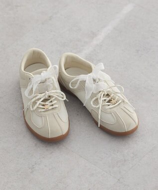 earth music&ecology チャーム付きＷリボンスニーカー