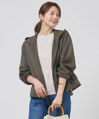 J.PRESS LADIES S RELAXION Sheer ボイル フーデッド ジャケット