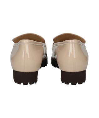 Bridget Birkin ＜3E＞【Bridget Birkin Walk】ラウンドコンフォートローファー ベージュエナメル