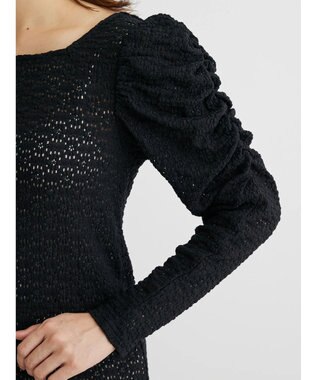 Green Parks ・Ｐｅｔｉｔ　Ｆｌｅｕｒ　フラワーレースプルオーバー Black