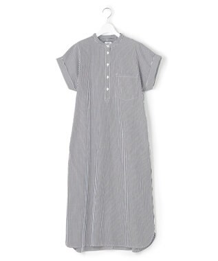 J.PRESS YORK STREET 【WOMEN】ドルマンシャツ ワンピース ブラック系1