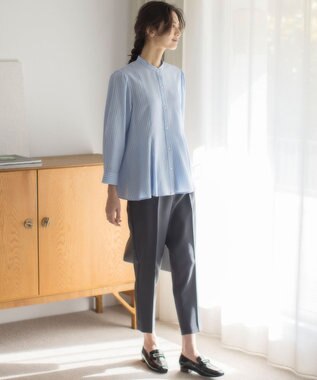 組曲 【ストレッチ・イージーケア】オシャクロス テーパードパンツ 【WEB限定】ミディアムグレー系9