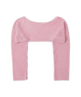 WEGO ラメショートニットプルオーバー ピンク