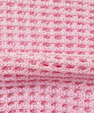 WEGO ラメショートニットプルオーバー ピンク