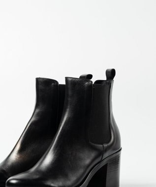 BONTRE 【LucaGrossi/ルカグロッシ】サイドゴアヒールブーツ/F209T-RA ブラック