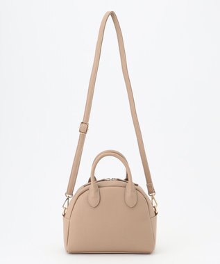 UNBILLION cachecache / WEB限定2wayラウンドミニボストンバッグ ベージュ