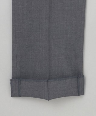 GOTAIRIKU ロングセラー【洗える/折り目加工/シワになりにくい/ウエストアジャスター】ウォッシャブル サマーウール100％パンツ_定番色(1タック)25年モデル ライトグレー系