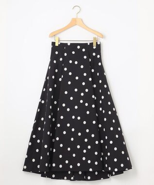 組曲 L 【組曲×setsuko sagittaire】ストレッチプリントスカート ブラック系5