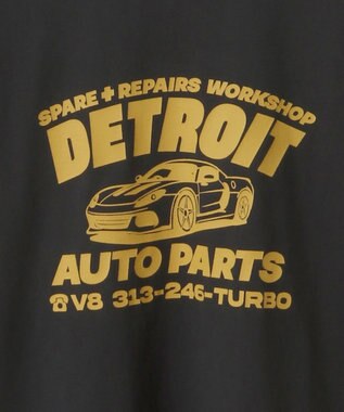 Green Parks ■ＲＵＳＳＥＬＬ　プリントショートスリーブＴＥＥ Charcoal Gray