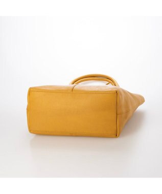 UNBILLION アトランタ ATLANTA / 牛革ハトメあおりトートS イエロー