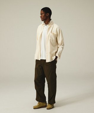 J.PRESS MEN 【J.PRESS ORIGINALS】【UNISEX】Stretch Weather Cloth Easy Cargo Trousers カーキ系