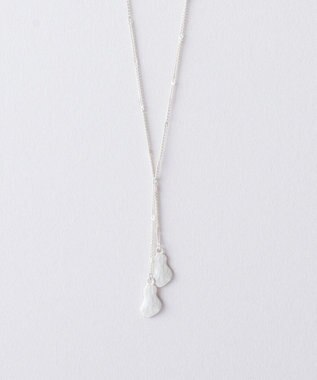 Pisceans クラウドプレートネックレス マットシルバー