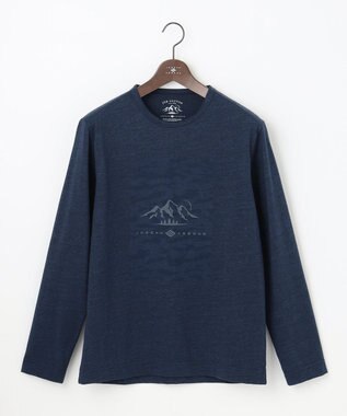 JOSEPH ABBOUD MOUNTAIN 【UNISEX】吸水速乾 オーガニックTシャツ ダルブルー系