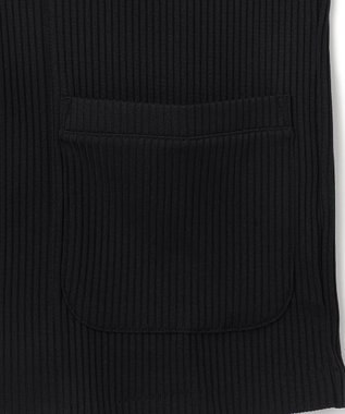 JOSEPH HOMME テックリブストレッチ ノーカラー・カットソージャケット ブラック系