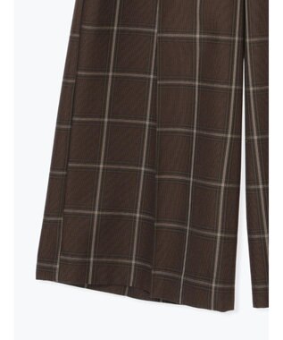 Te chichi パターンアソートワイドクロップトパンツ ブラウン