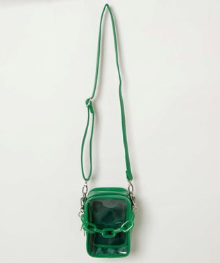 WEGO 【痛バ＆推し活グッズ】カラフルチェーンぬい痛ショルダー グリーン