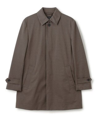 JOSEPH HOMME ムリネジャガードジャージー　ステンカラーコート キャメル系